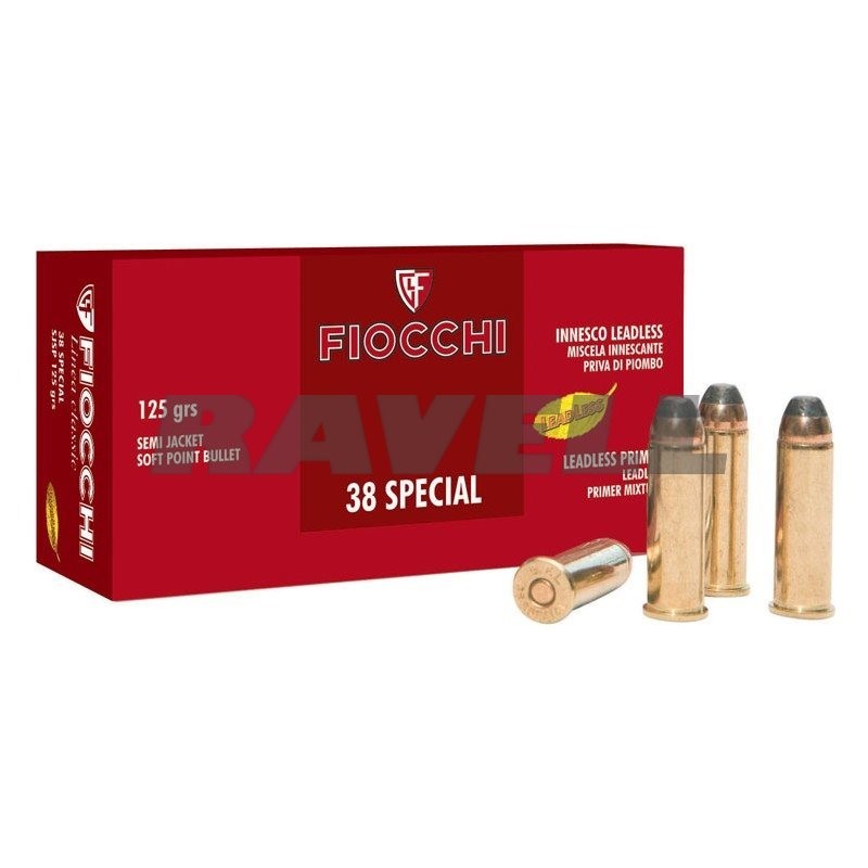 Fiocchi 38 Especial SJSP 158 gr.