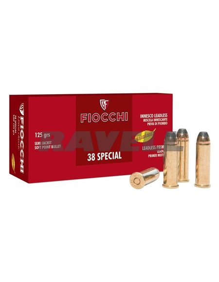 Fiocchi 38 Especial SJSP 158 gr.