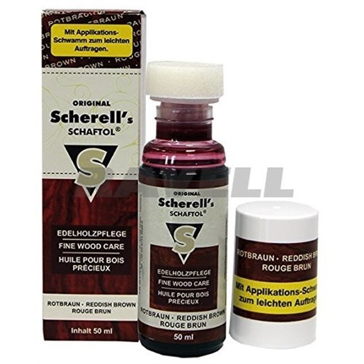 Aceite Scherrell Shaftol Rotbraun 50 mL