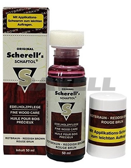 Aceite Scherrell Shaftol Rotbraun 50 mL