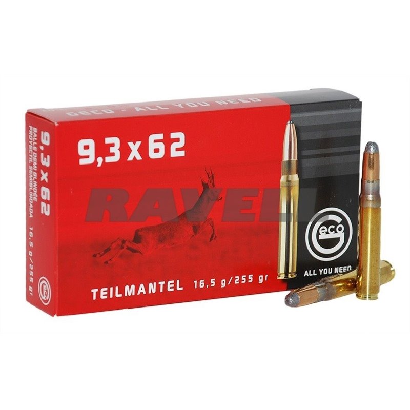 Geco 9,3x62 TM 255 gr.