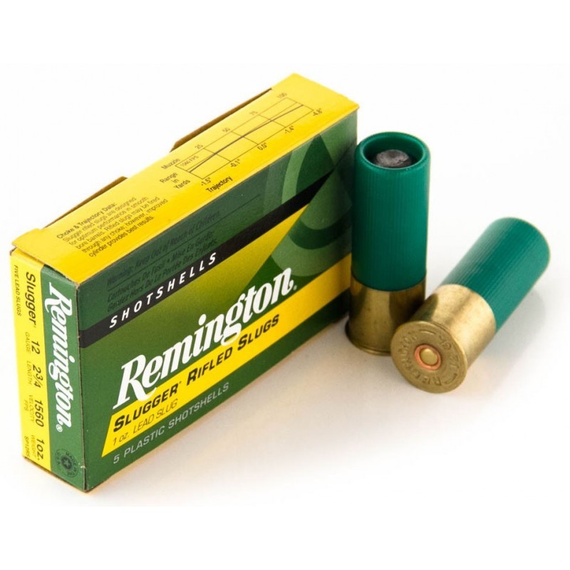 Cartucho Bala Remington Slugger 12/70