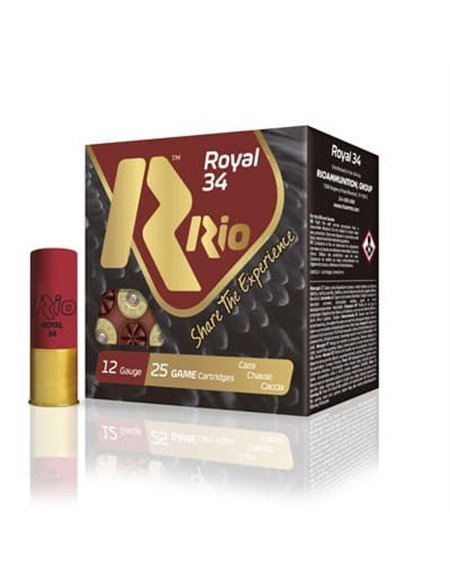 Cartucho RIO Royal 34 cal. 12/70