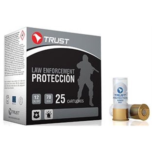 Cartucho Trust 12/70 Protección 1 Bola Goma