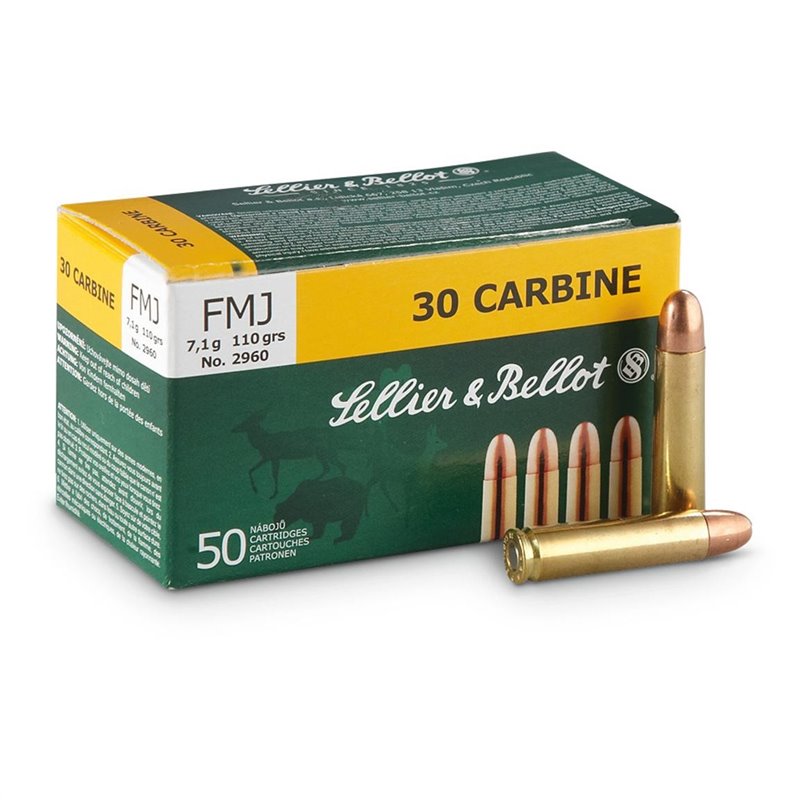 Sellier & Bellot 30 Carbine FMJ 110 gr.