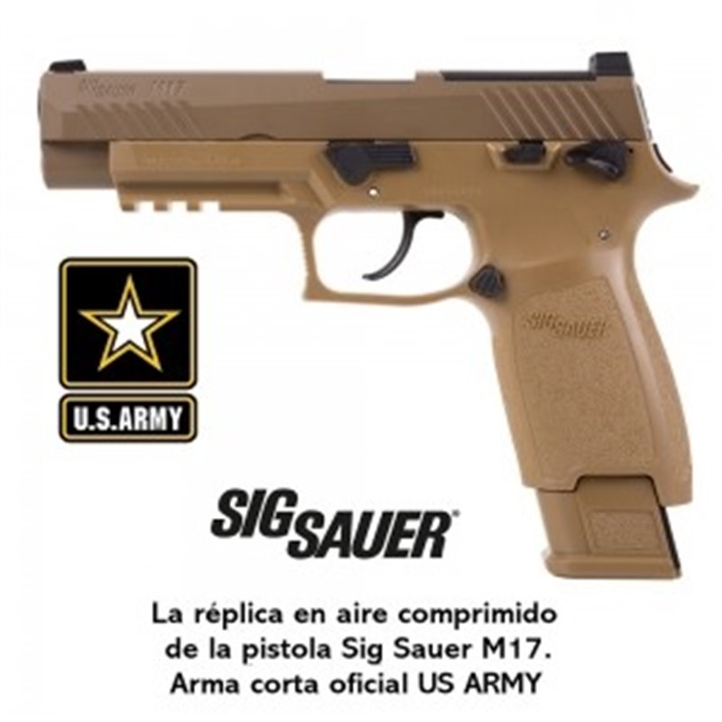 Pistola CO2 Sig Sauer M17 ASP Coyote