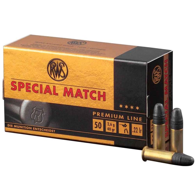 Munición RWS cal. 22 LR Special Match