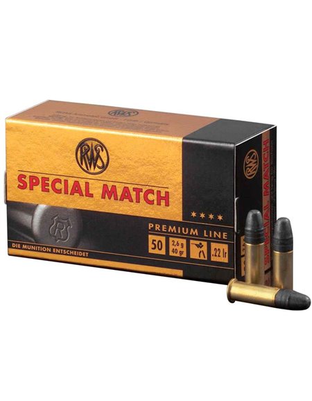 Munición RWS cal. 22 LR Special Match