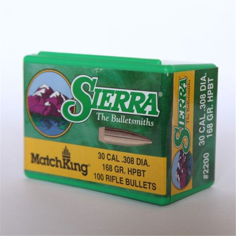 Puntas Sierra Match King.30 (.308) HPBT 168 Gr.