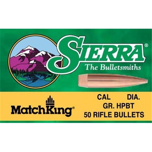 Puntas Sierra Match King .30 (.308) HPBT 168 Gr.