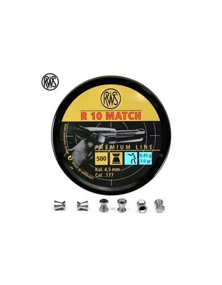 Balines RWS R-10 Match 4,50 (.177) 0.45 g