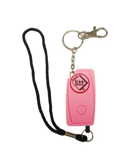 Alarma personal Sonora KH + LED Rosa