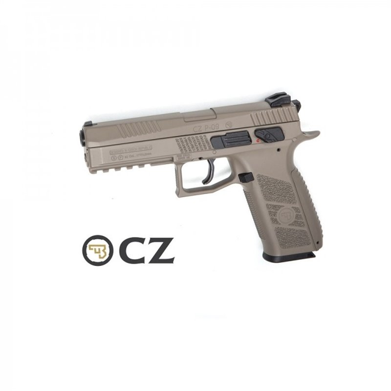 Pistola CO2 ASG CZ P-09 Duty FDE Blowback