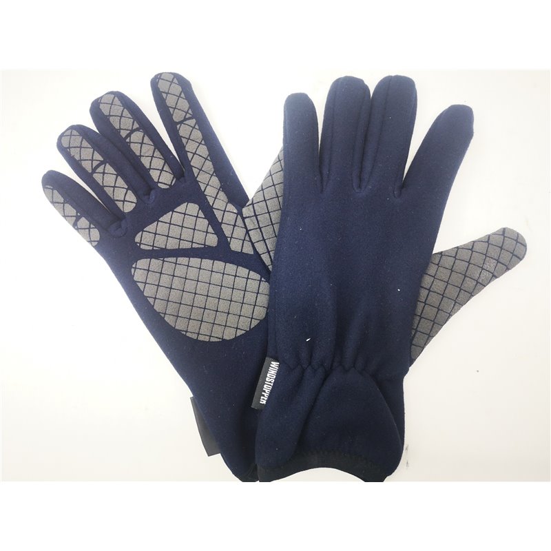 guantes forro polar azul windstopper