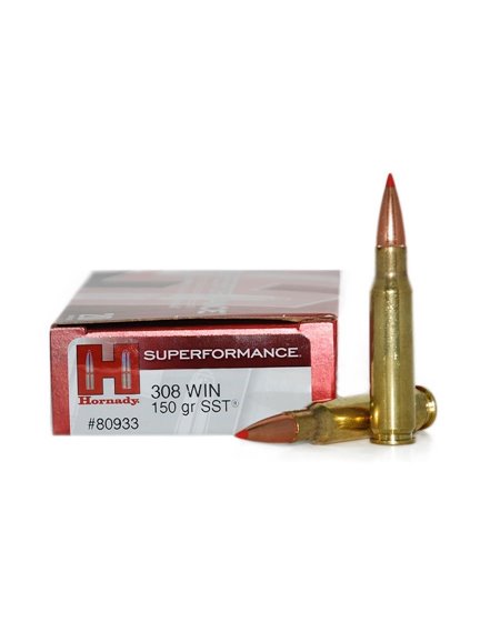 Munición Hornady .308 SST 150 gr.