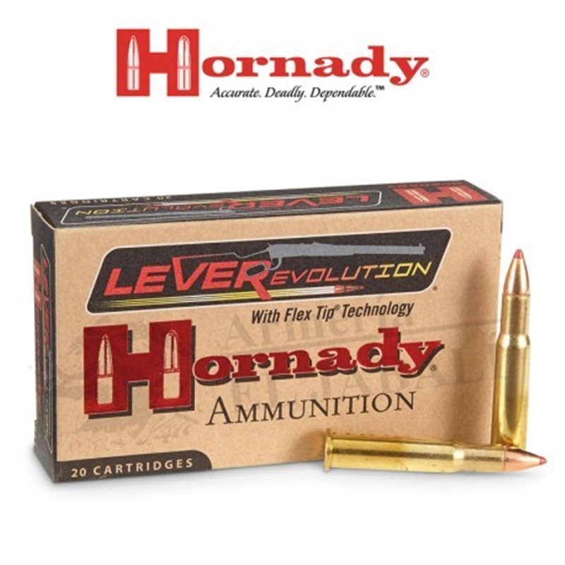 Munición Hornady .30-30 FTX 160 gr.