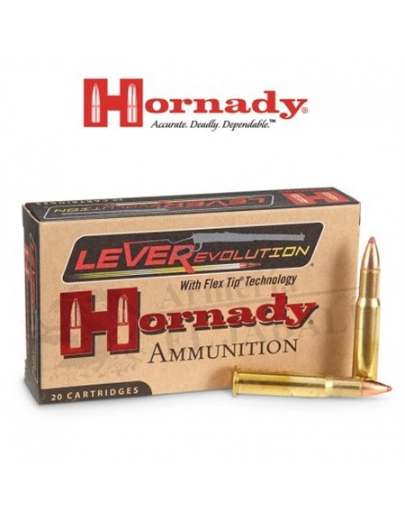 Munición Hornady .30-30 FTX 160 gr.