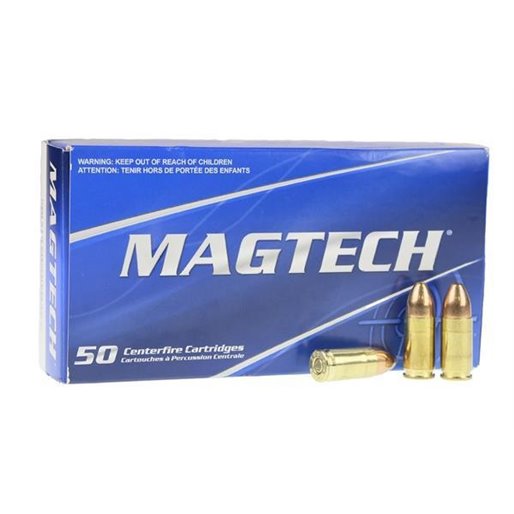 Munición Magtech 9 mm FMJ 124 gr.