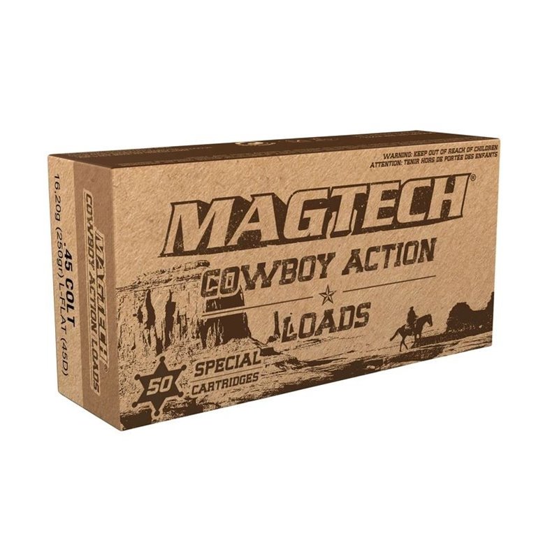 Cartuchos Magtech 45 Colt LFN 250 gr.