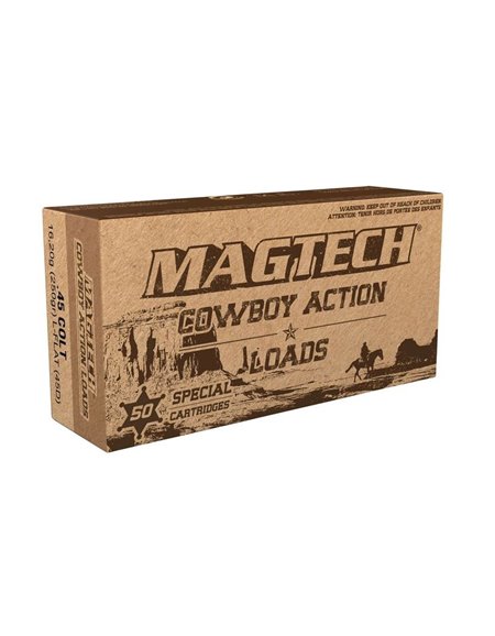 Cartuchos Magtech 45 Colt LFN 250 gr.