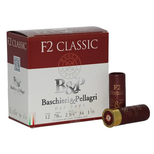 Cartucho Baschieri & Pellagri F2 Classic 34 gr.