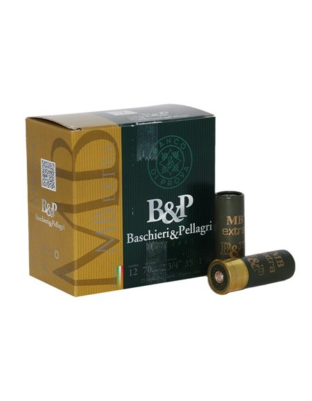 cartucho Baschieri Pellagri MB Extra 35 gr.