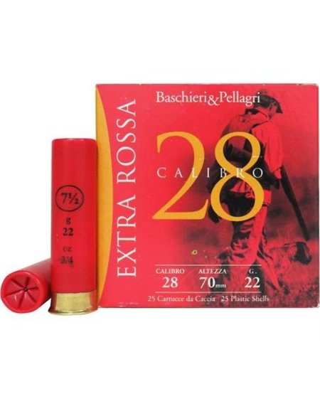 cartucho Baschieri & Pellagri Extra Rossa 28