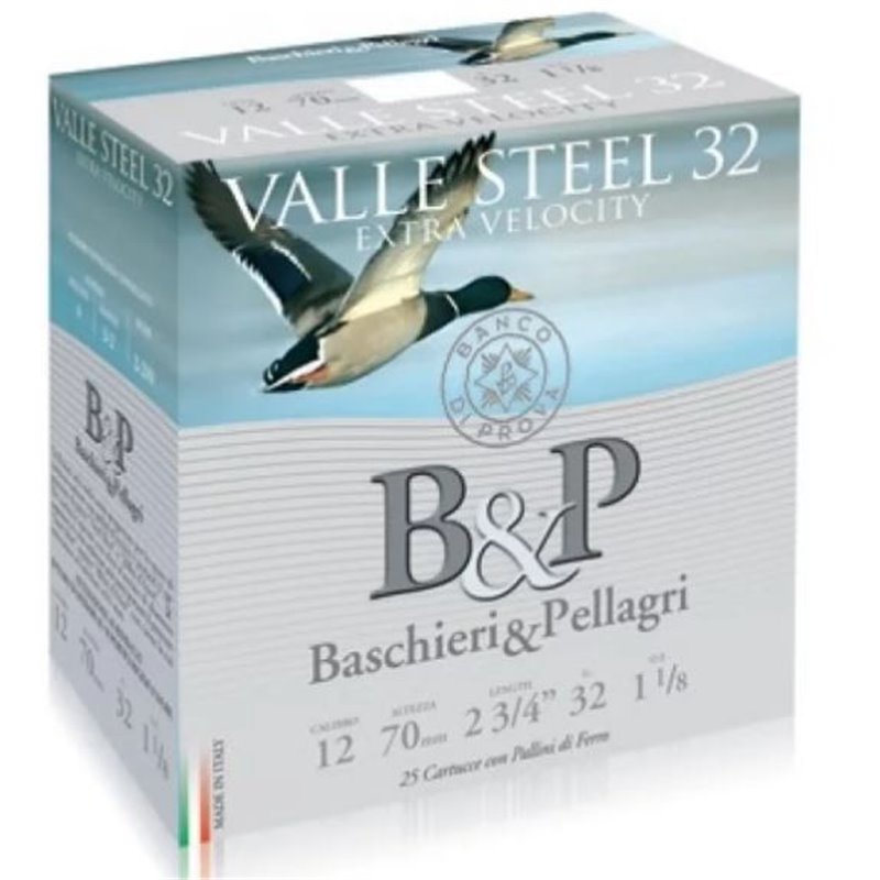 Cartucho Baschieri & Pellagri  Valle Steel 32