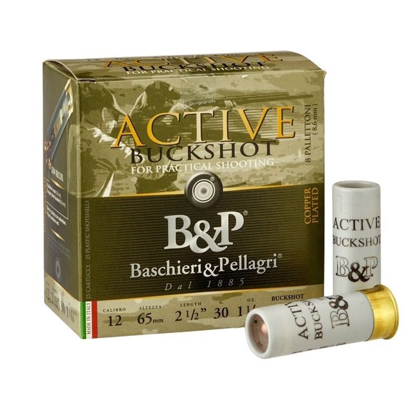 Cartucho Baschieri&Pellagri Active Buckshot 3x3