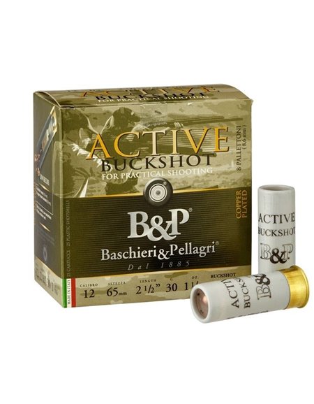 Cartucho Baschieri&Pellagri Active Buckshot 3x3