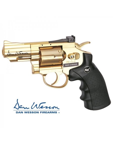 Revólver CO2 ASG Dan Wesson Edicion Especial Gold 2,5"