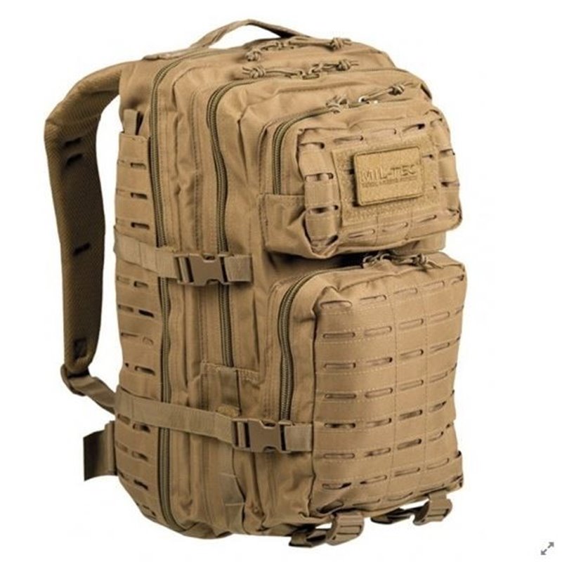 Mochila Mil-Tec US Assault 20 L Lasercut coyote