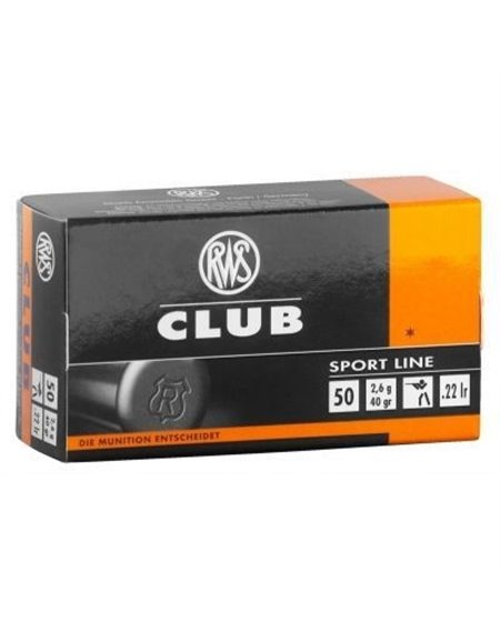 Munición RWS CLUB 22 LR