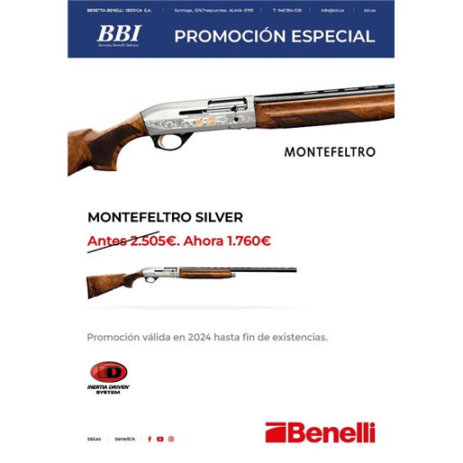 Escopeta Benelli Montefeltro Silver