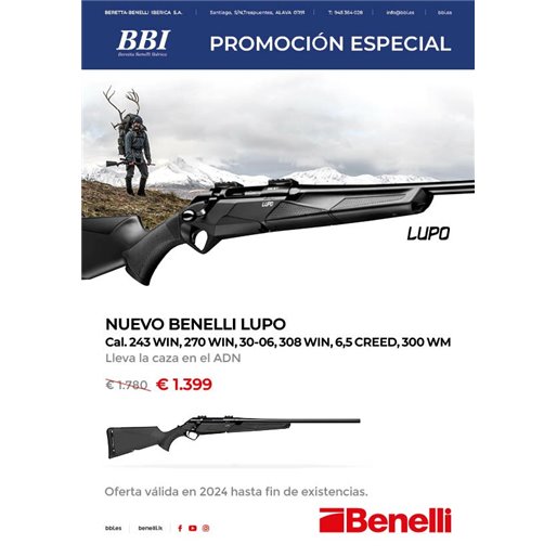 Rifle Benelli Lupo Sintético