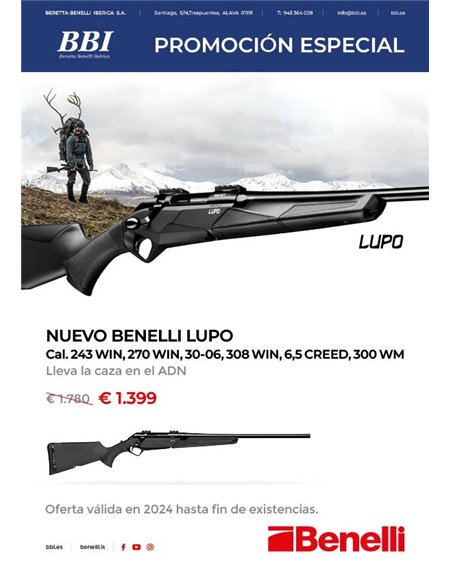 Rifle Benelli Lupo Sintético