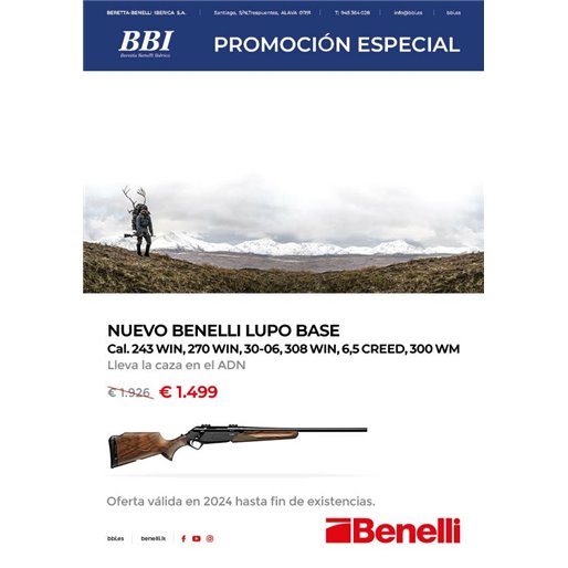 Rifle Benelli Lupo Base Wood