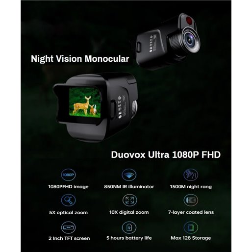 Monocular Digital Nocturno Duovox DU50