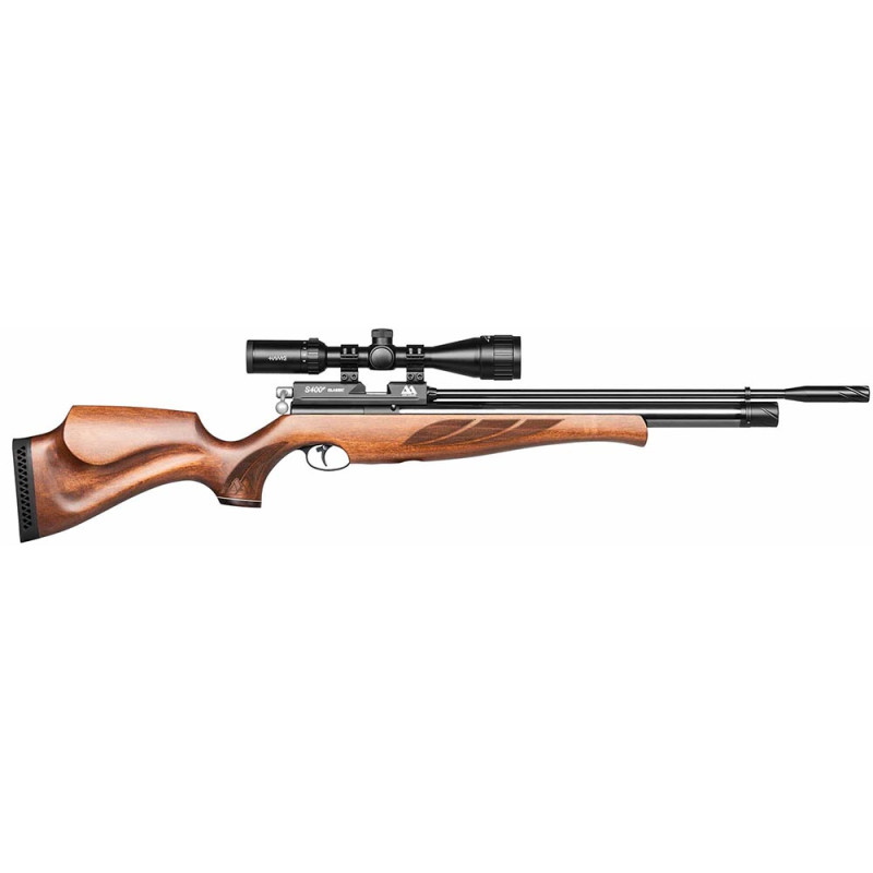 Carabina Air Arms S400 Rifle Traditional Brown 4,5